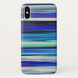 Abstract #2: Blue blur iPhone X Case