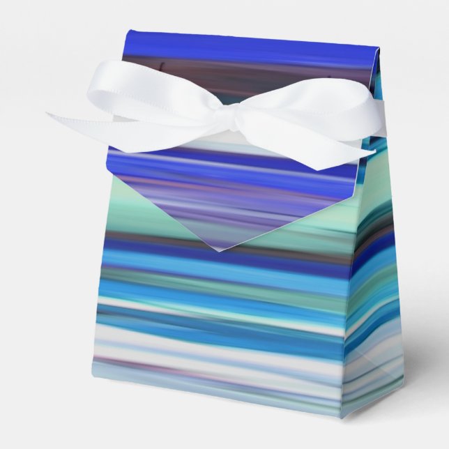 Abstract #2: Blue blur Favour Box (Front Side)