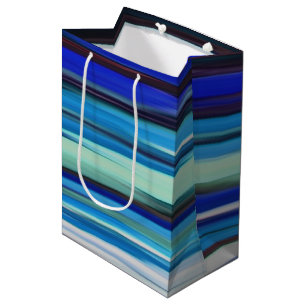 Abstract #2: Blue blur Medium Gift Bag