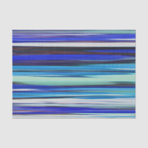 Abstract #2: Blue blur Tissue Paper