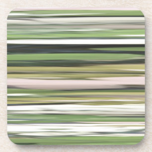 Abstract #2: Olive green blur Coaster