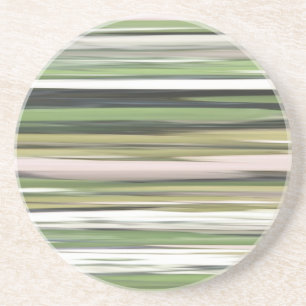 Abstract #2: Olive green blur Coaster