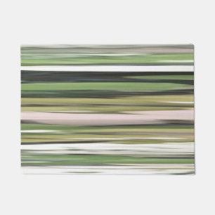 Abstract #2: Olive green blur Doormat