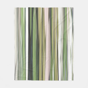 Abstract #2: Olive green blur Fleece Blanket