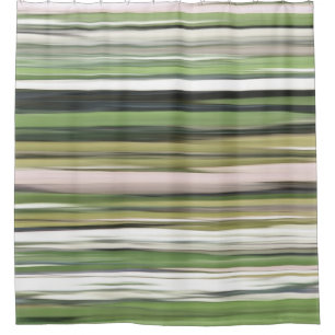 Abstract #2: Olive green blur Shower Curtain