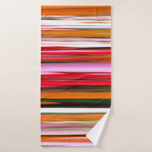 Abstract #2: Orange blur Bath Towel