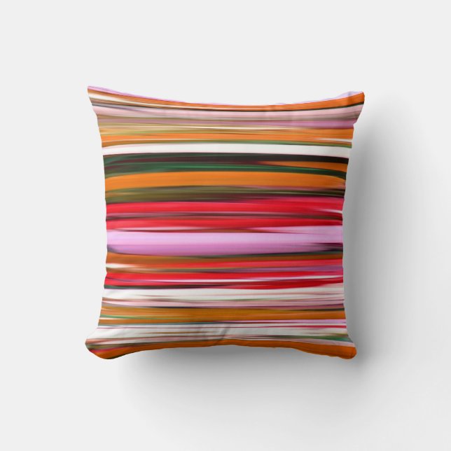 Abstract #2: Orange blur Cushion (Front)