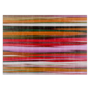 Abstract #2: Orange blur Cutting Board