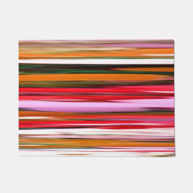 Abstract #2: Orange blur Doormat (Front)