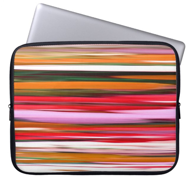 Abstract #2: Orange blur Laptop Sleeve (Front)