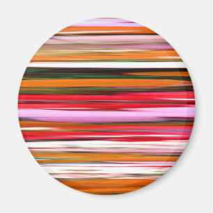 Abstract #2: Orange blur Magnet