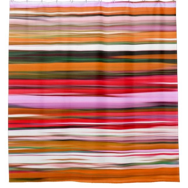 Abstract #2: Orange blur Shower Curtain (Front)