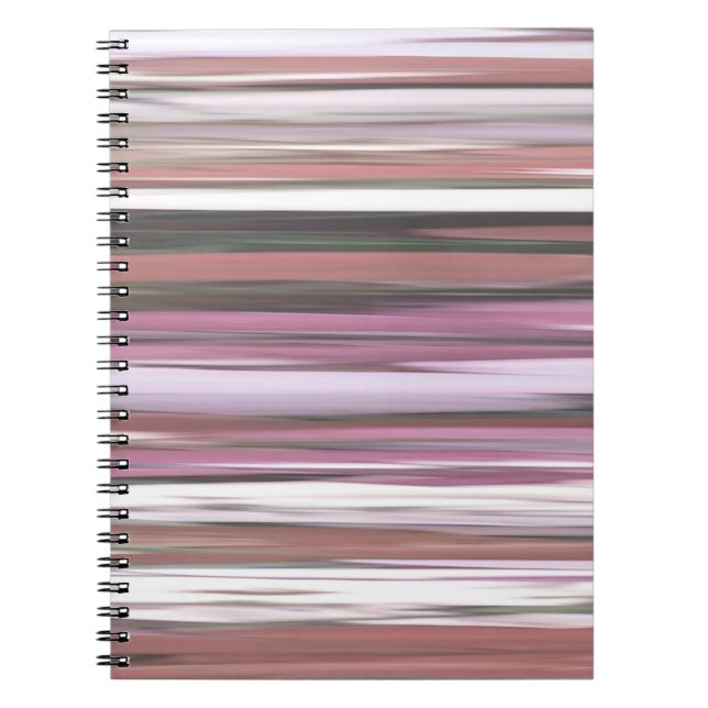 Abstract #2: Pink blur Notebook (Front)