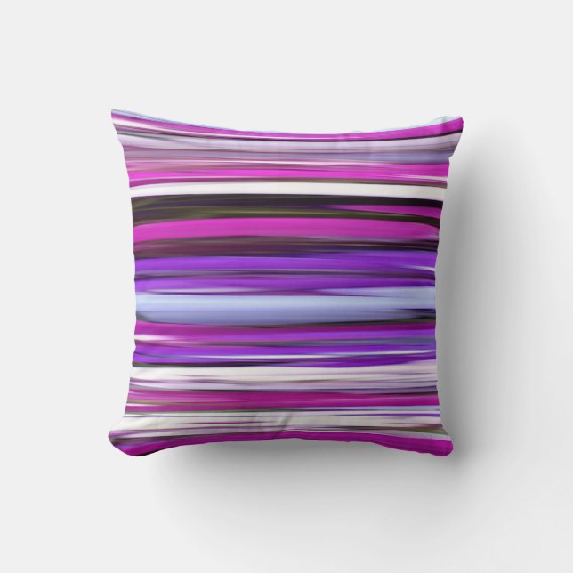 Abstract #2: Purple Blur Cushion (Front)