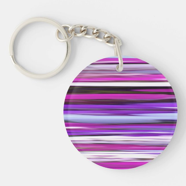 Abstract #2: Purple Blur Key Ring (Front)