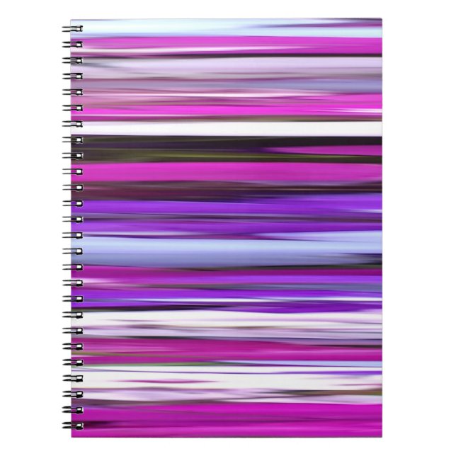 Abstract #2: Purple Blur Notebook (Front)
