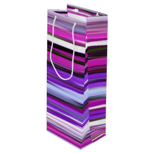 Abstract #2: Purple Blur Wine Gift Bag