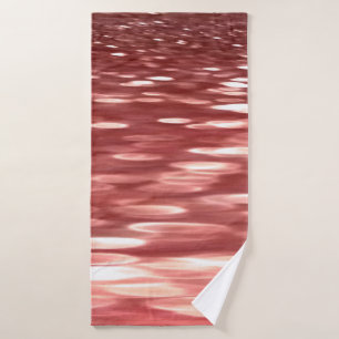 Abstract #2: Red blur Bath Towel