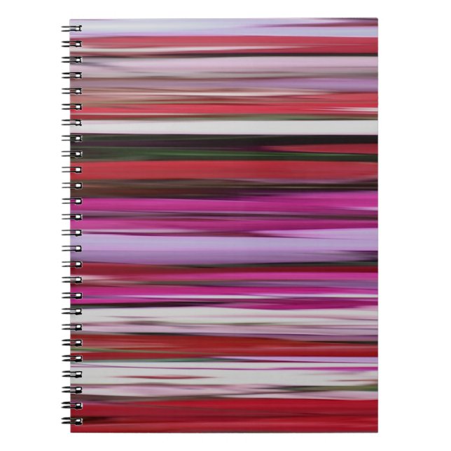 Abstract #2: Red blur Notebook (Front)