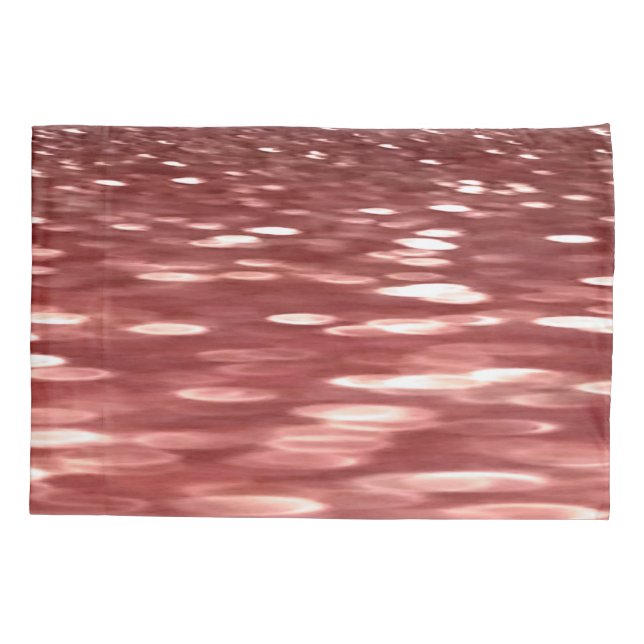 Abstract #2: Red blur Pillowcase (Back)