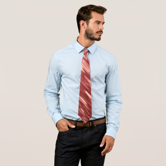 Abstract #2: Red blur Tie (In Situ)