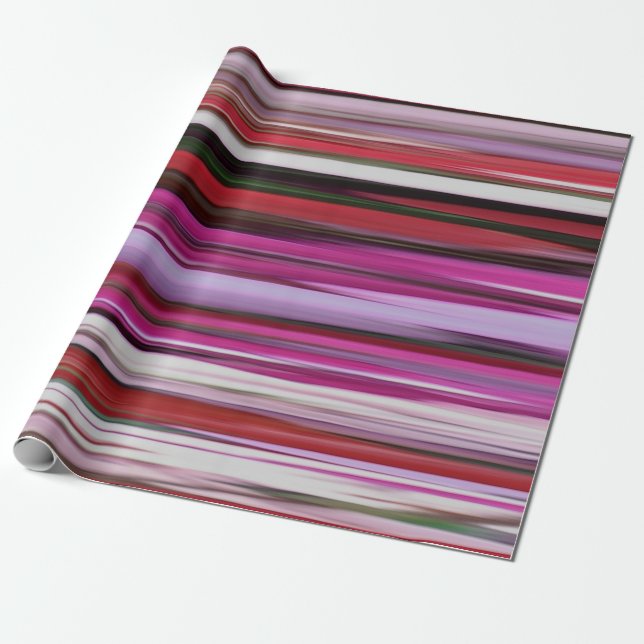 Abstract #2: Red blur Wrapping Paper (Unrolled)