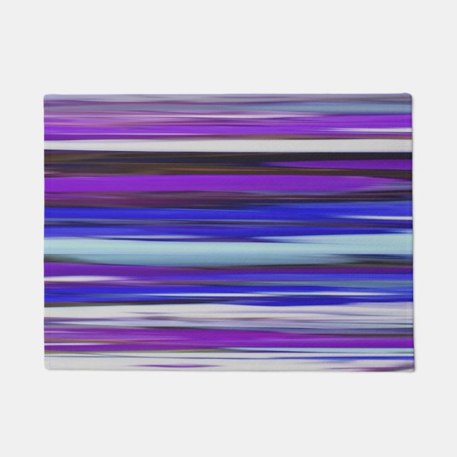 Abstract #2: Ultraviolet blur Doormat (Front)
