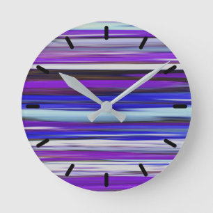 Abstract #2: Ultraviolet blur Round Clock