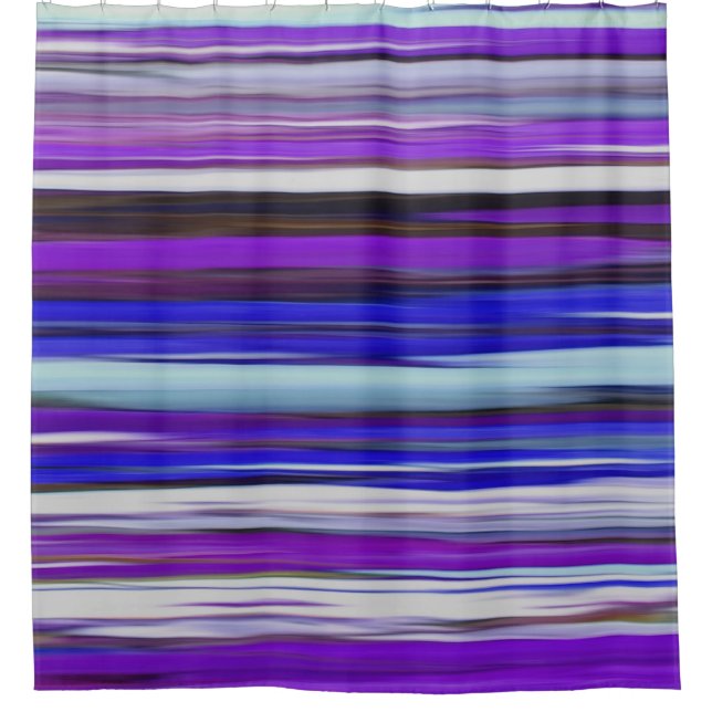 Abstract #2: Ultraviolet blur Shower Curtain (Front)