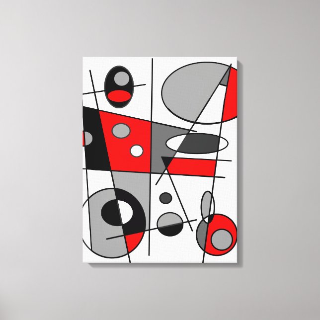 Abstract #35 canvas print (Front)