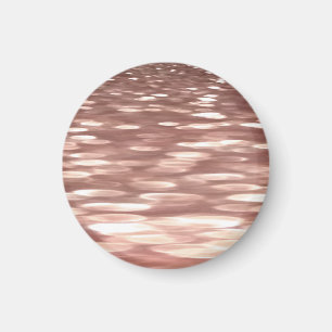 Abstract #3: Copper Rose Gold shimmer Magnet