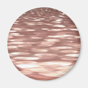 Abstract #3: Copper Rose Gold shimmer Magnet