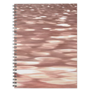 Abstract #3: Copper Rose Gold shimmer Notebook