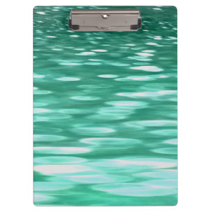 Abstract #3: Green Shimmer Clipboard