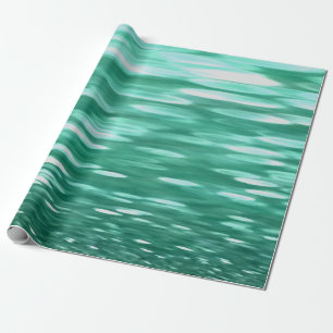 Abstract #3: Green Shimmer Wrapping Paper