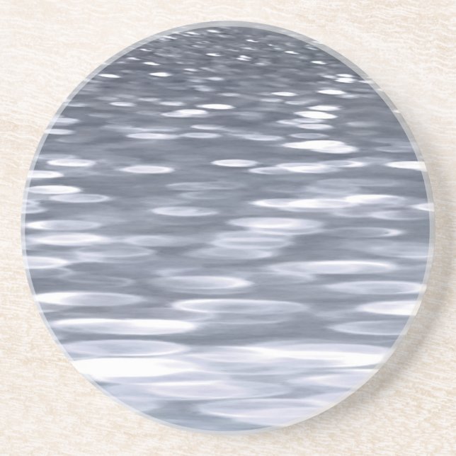 Abstract #3: Gunmetal shimmer Coaster (Front)