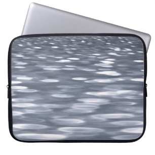 Abstract #3: Gunmetal shimmer Laptop Sleeve