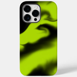 Abstract 3 in Black and Lime Green  Case-Mate iPhone 14 Pro Max Case