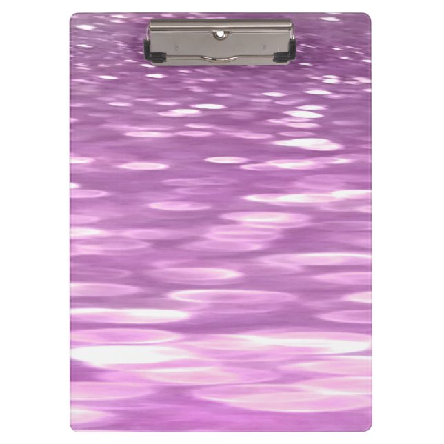 Abstract #3: Lilac Shimmer Clipboard (Front)