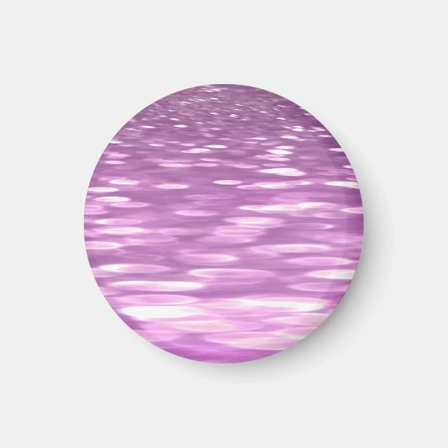 Abstract #3: Lilac Shimmer Magnet (Front)