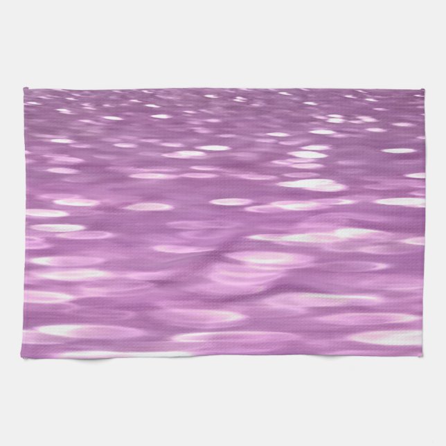 Abstract #3: Lilac Shimmer Tea Towel (Horizontal)