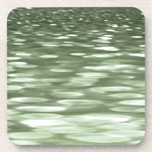 Abstract #3: Olive green blur Coaster