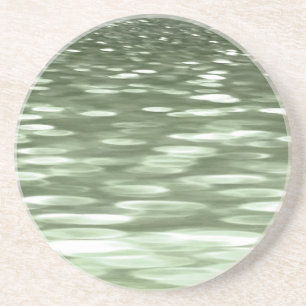 Abstract #3: Olive green blur Coaster