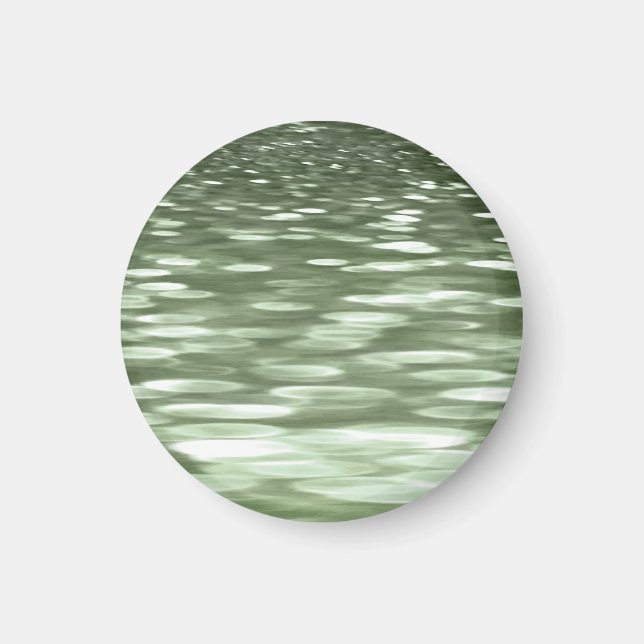 Abstract #3: Olive green blur Magnet (Front)