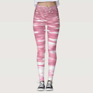 Abstract #3: Pink shimmer Leggings