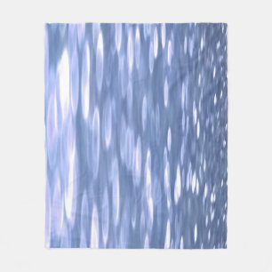 Abstract #3: Powder blue shimmer Fleece Blanket