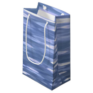 Abstract #3: Powder blue shimmer Small Gift Bag