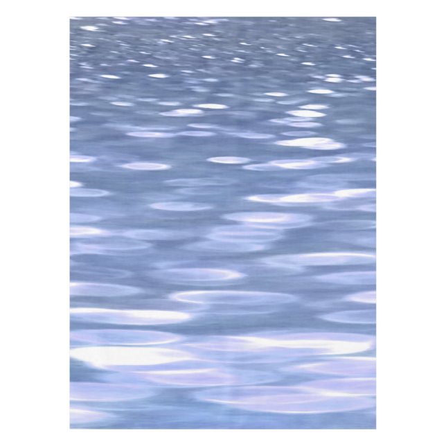 Abstract #3: Powder blue shimmer Tablecloth (Front)