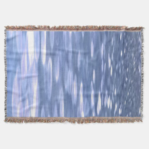 Abstract #3: Powder blue shimmer Throw Blanket