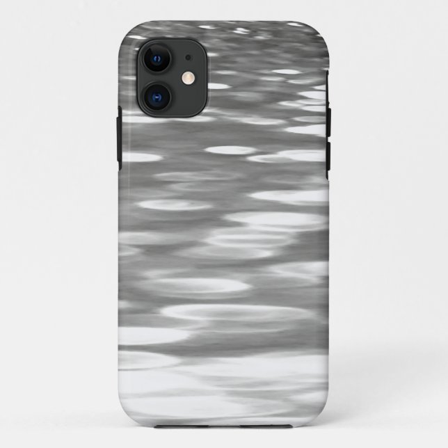 Abstract #3: Silver gray shimmer Case-Mate iPhone Case (Back)